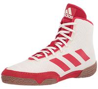 adidas Men's Tech Fall 2.0 Wrestling Shoe, Chalk White/Black/Gum, 9