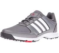 adidas Men's Tech Response Golf Shoe, Iron Metallic/White, 8.5 M US