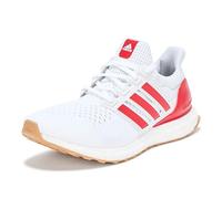 adidas Men's Ultraboost 1.0 DNA Sneaker, White/Better Scarlet/Gum, 10