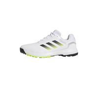 adidas Men's Zapatilla de Golf sin Clavos Traxion Response, Cloud White/Core Black/Lucid Lemon, 42