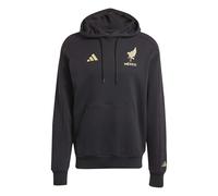 adidas Mexico 2025 Hoodie Sudadera con Capucha, Negro/Dorado metálico, M para Hombre