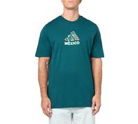 adidas Mexico Fan Graphic - Camiseta para Hombre con diseño de Fans de México, Verde Misterioso, M