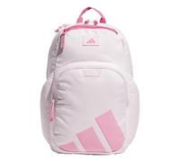 adidas Midway - Mochila pequeña para mujeres y hombres, bolsa duradera para laptop, Rosa transparente/rosa fusión, Talla única