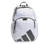 adidas Midway Small Backpack for Women and Men, Durable Laptop Bag, Twill White/Black, One Size