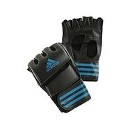 adidas MMA Guantes de Boxeo Grappling Training Glove, Negro/Azul, XL, ADICSG08-2