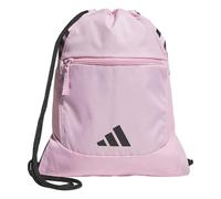 adidas Mochila unisex para estadio - Bolsa pequeña con cordón para deporte y gimnasio, True Pink/Black, Talla única
