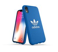 Adidas Moulded Logo - Carcasa para Apple iPhone XR, Color Azul y Blanco