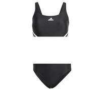 adidas Mujer 3-Stripes Bikini, Black / White, 34
