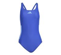 adidas Mujer 3 Stripes C-Back Swimsuit Swimwear, Semi Lucid Blue/Blue Fusion, 44