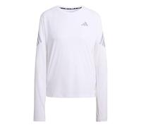 adidas Mujer Adi365 Running Climacool Iconic Long Sleeve Shirt, White, XXS