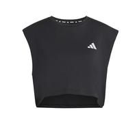 adidas Mujer Adi365 Running Essentials Crop Shirt, Black, M