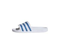 adidas Mujer Adilette Aqua Slides, Cloud White / Blue Fusion / Cloud White, 37 EU