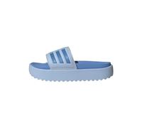 adidas Mujer Adilette Platform Slides, Blue Dawn / Blue Fusion / Blue Fusion, 43 EU