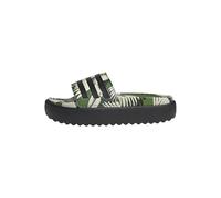 adidas Mujer ADILETTE PLATFORM SLIDES, Crew Green/Core Black/Core Black, 38 EU