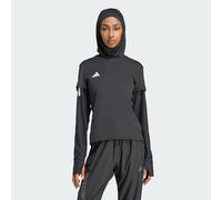 adidas Mujer Adizero Essentials Aeroready Running Shirt, Black, L