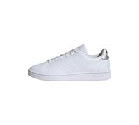 Adidas Mujer Advantage Base Court Lifestyle Shoes, Cloud White/Cloud White/Silver, 39 1/3 EU