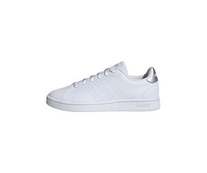 Adidas Mujer Advantage Base Court Lifestyle Shoes, Cloud White/Cloud White/Silver, 40 EU