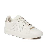 adidas Mujer Advantage Premium Leather Shoes, chalk white/chalk white/champagne met, 37 1/3 EU