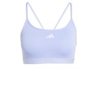 adidas Mujer AeroReact Training 3Stripes Bra, Violet Tone, XS