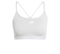 adidas Mujer AeroReact Training 3Stripes Bra, Wonder Alumina, M