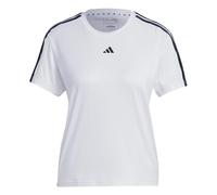 adidas Mujer AEROREADY Train Essentials 3-Stripes tee, White/Black, XXS