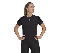 Adidas Mujer AEROREADY Train Essentials Minimal Branding Crewneck tee, Black, L