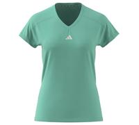 adidas Mujer AEROREADY Train Essentials Minimal Branding V-Neck tee, Mint Ton, S