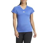 adidas Mujer AEROREADY Train Essentials Minimal Branding V-Neck tee, Semi Lucid Blue, XS
