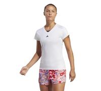 adidas Mujer AEROREADY Train Essentials Minimal Branding V-Neck tee, White, L