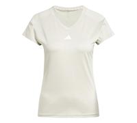 adidas Mujer AEROREADY Train Essentials Minimal Branding V-Neck tee, Wonder Alumina/White, M