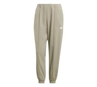 adidas Mujer AEROREADY Train Essentials Minimal Branding Woven Pants, Silver Pebble, M