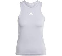 adidas Mujer AEROREADY Train Essentials Regular 3-Stripes Tank Top, Glory Grey/White, L