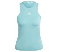 adidas Mujer AEROREADY Train Essentials Regular 3-Stripes Tank Top, Mint Ton/White, M