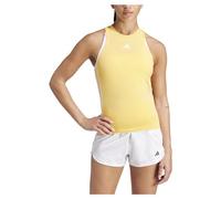 adidas Mujer AEROREADY Train Essentials Regular 3-Stripes Tank Top, Semi Spark/White, L