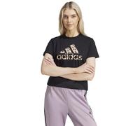 adidas Mujer Animal Print Graphic tee, Black, S