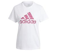 adidas Mujer Animal Print Graphic tee, White, XXS