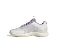 Adidas Mujer Avacourt 2 Tennis Shoes, Core White/Powder Plum/Aurora Plum, 41 1/3 EU
