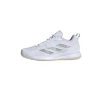 adidas Mujer Avaflash Clay Tennis Shoes, Cloud White / Silver / Cloud White, 39 1/3 EU