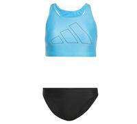 adidas Mujer Big Bars Bikini, Blue Burst/Black, 34