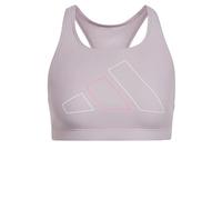 adidas Mujer Big Bars Bikini Top, Preloved Fig, L