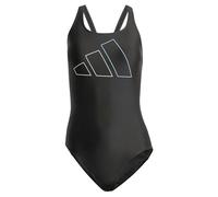 Adidas Mujer Big Bars Swimsuit, Black, 34