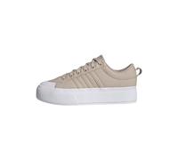 adidas Mujer Bravada 2.0 Platform Shoes, Wonder Beige / Cloud White, 42 EU
