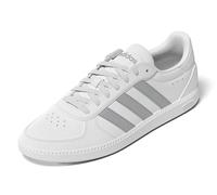 adidas Mujer BREAKNET Sleek Shoes, FTWR White/Silver Met./FTWR White, 36 EU