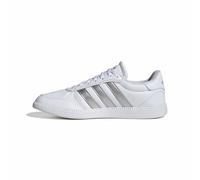 adidas Mujer Breaknet Sleek Shoes, FTWR White/Silver Met./FTWR White, 38 2/3 EU