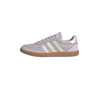adidas Mujer BREAKNET Sleek Shoes, Ice Lavender/Ice Gold Met./GUM10, 39 1/3 EU