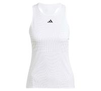 adidas Mujer Club Tennis Graphic Tank Top, White/Dash Grey, XS