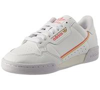 adidas Mujer Continental 80 Vegan Sneaker, Cloud White/Hazy Rose/Gold Metallic, 36 2/3 EU