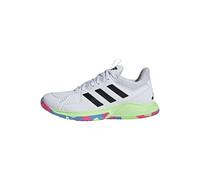 Adidas Mujer Court Flight Shoes, Cloud White/Core Black/Green Spark, 46 EU