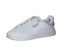 adidas Mujer Court Silk Shoes, Cloud white/Cloud white/taupe met, 41 1/3 EU