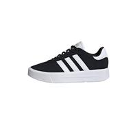 Adidas Mujer Court Silk Shoes, Core Black/Cloud White/Cloud White, 44 EU